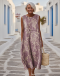 Penelope | Abito midi floreale