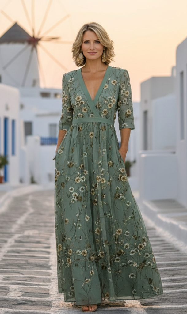 Danae - Elegante abito lungo