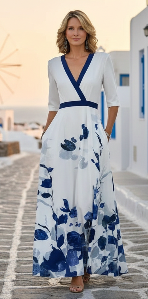 Danae - Elegante abito lungo