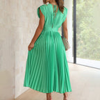 Marni™ | Abito Midi Plissettato Senza Tempo