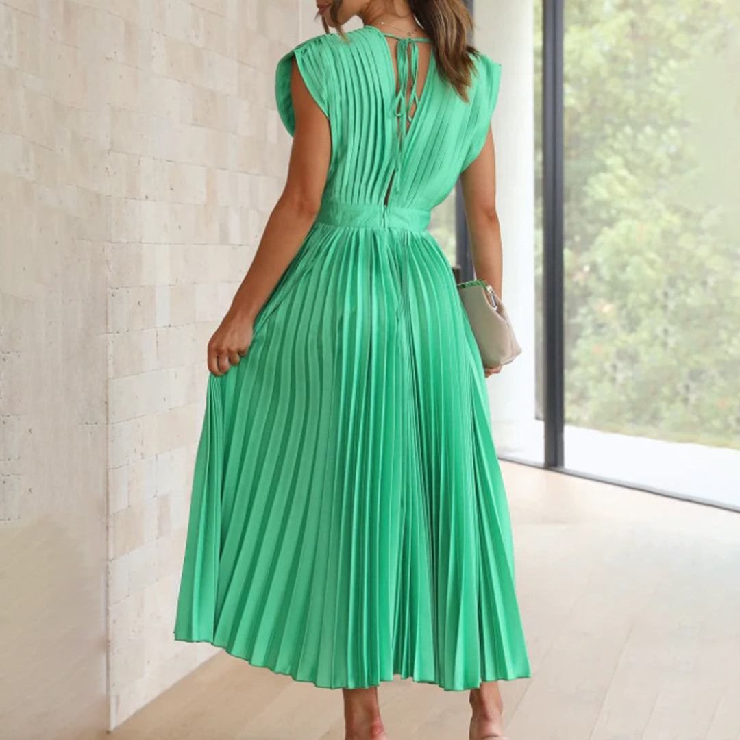 Marni™ | Abito Midi Plissettato Senza Tempo