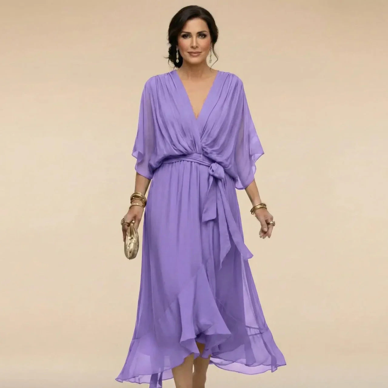 Monica | Vestito in chiffon