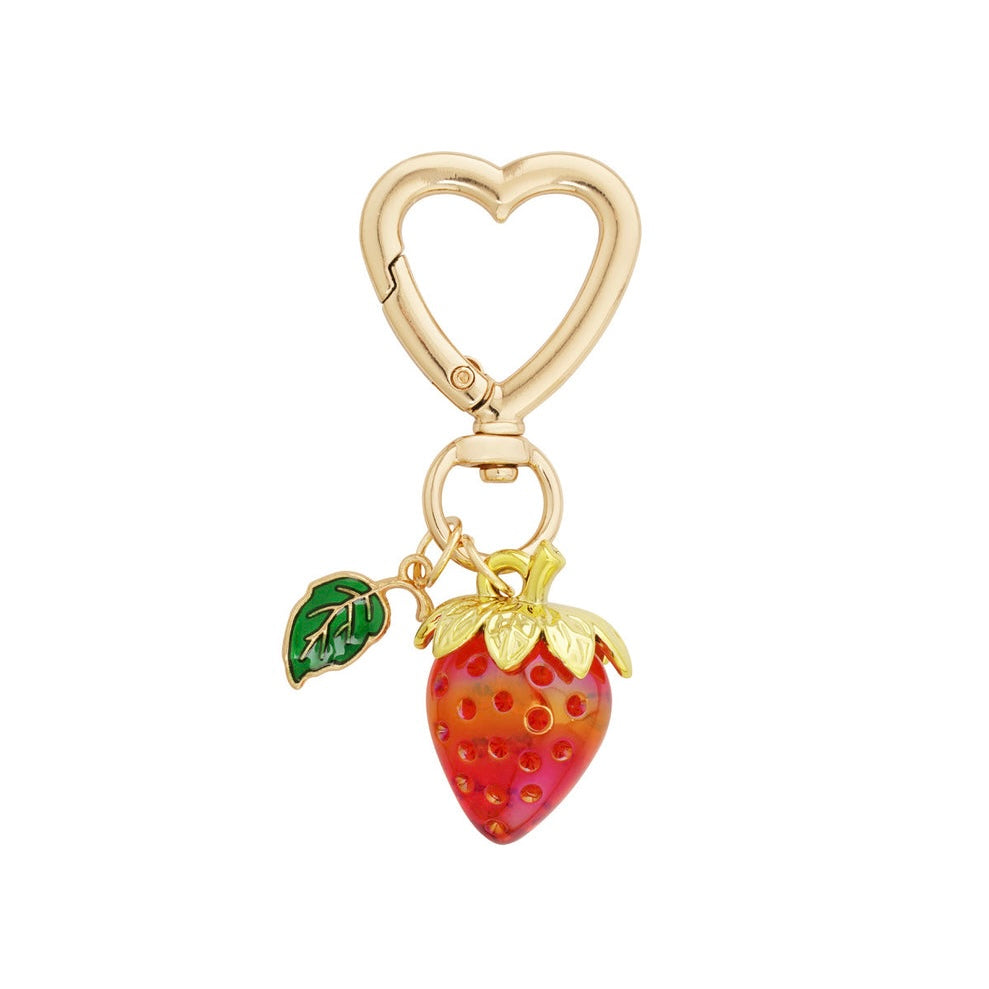 FOGLIA D'ORO FRAGOLA | CIONDOLO