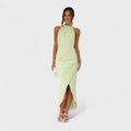Camila - Abito lungo plissettato