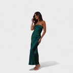 Carmen - Vestito in raso senza maniche