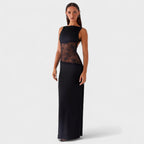 Lucinda - Vestito lungo in pizzo
