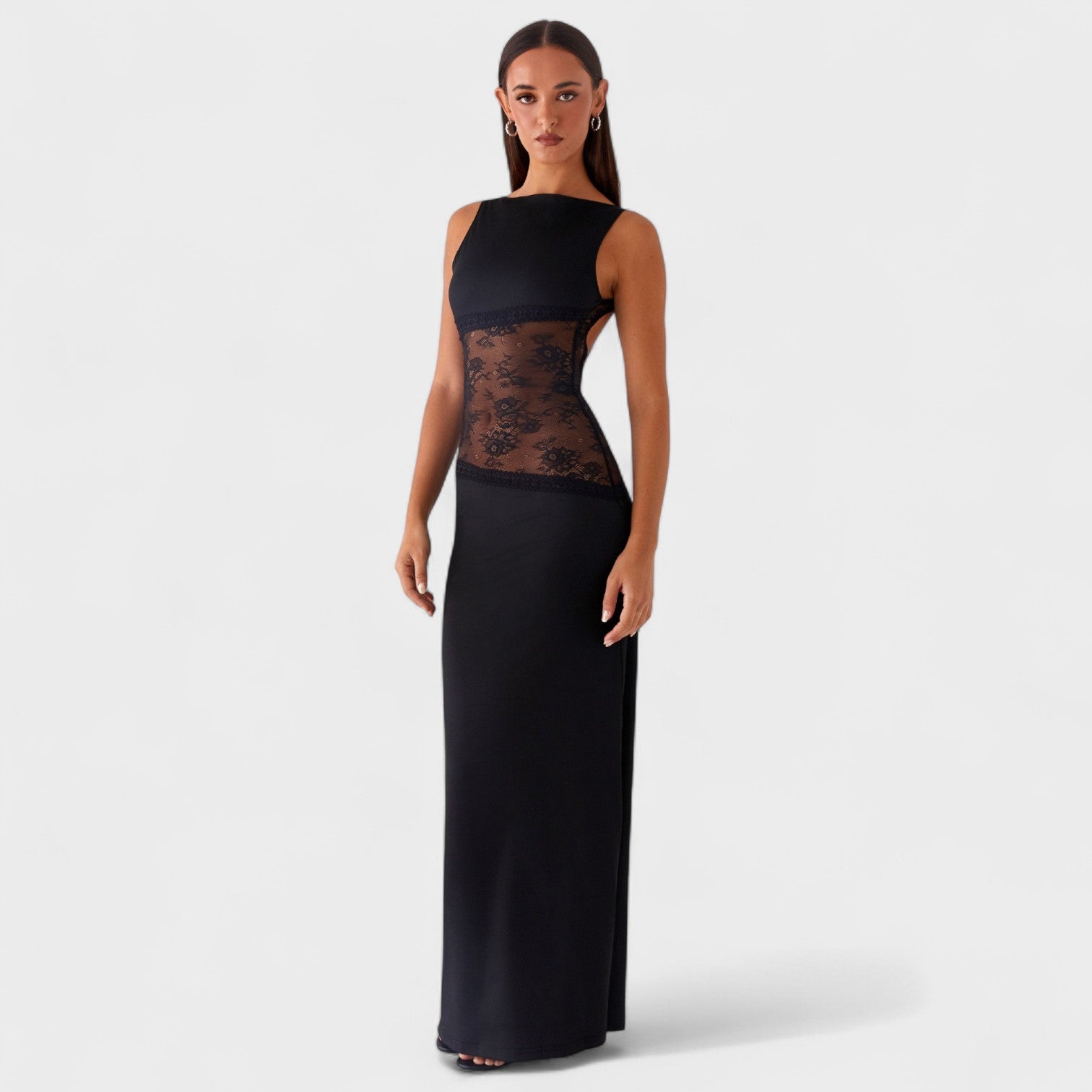 Lucinda - Vestito lungo in pizzo