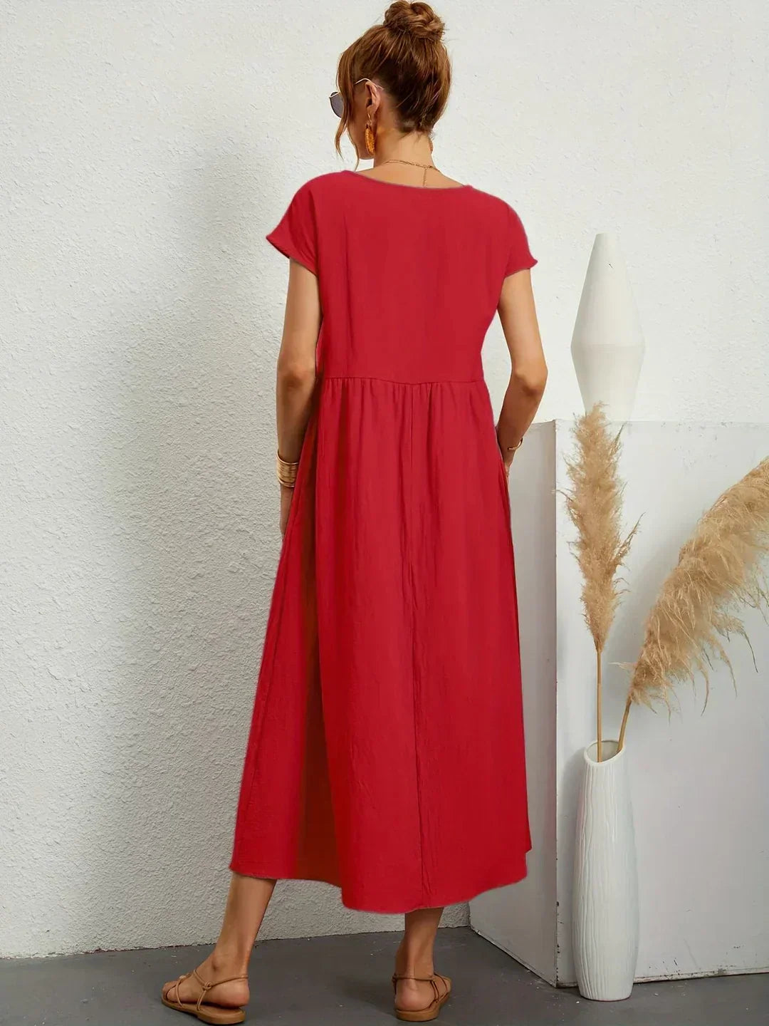 Gabriela | Abito midi fluido dall'eleganza intramontabile