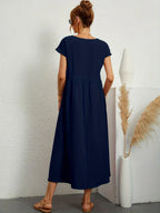 Gabriela | Abito midi fluido dall'eleganza intramontabile