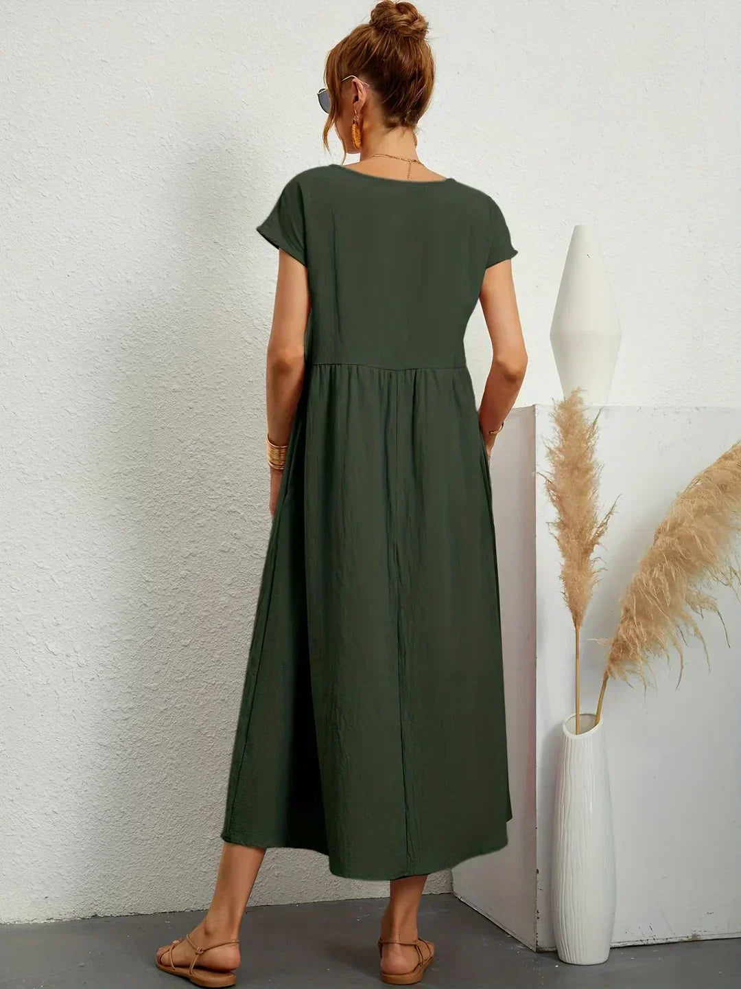 Gabriela | Abito midi fluido dall'eleganza intramontabile