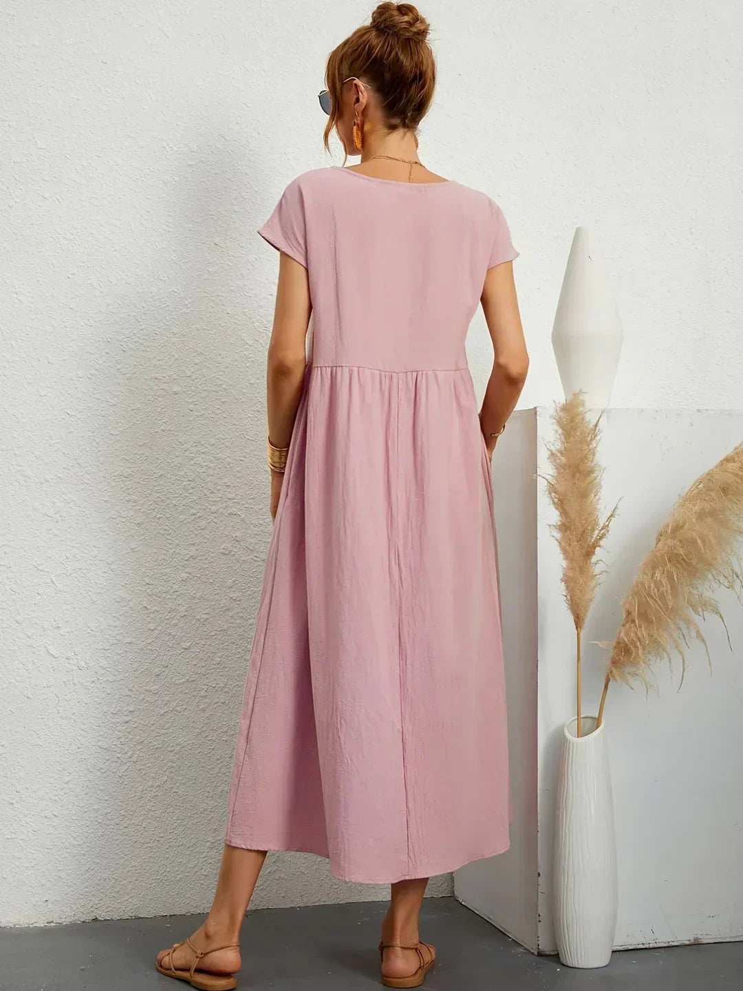 Gabriela | Abito midi fluido dall'eleganza intramontabile