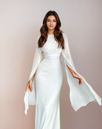 Isabela - Vestito lungo di raso