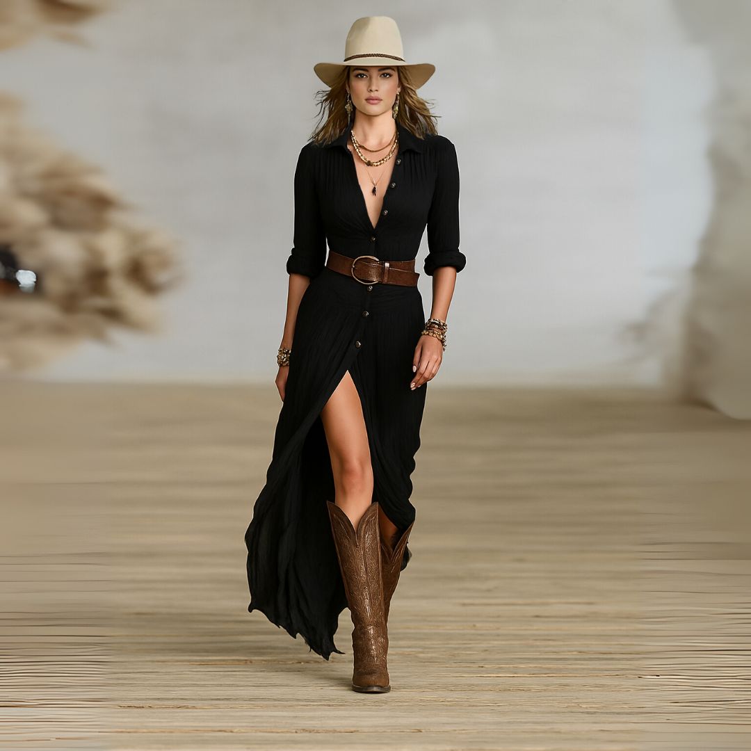 Sara - Abito lungo chic