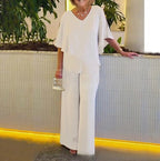 Martha - Completo comodo con pantaloni a gamba larga