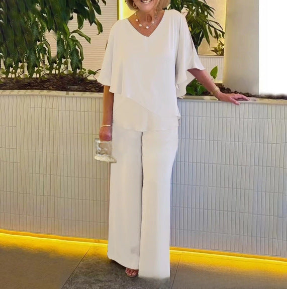 Martha - Completo comodo con pantaloni a gamba larga
