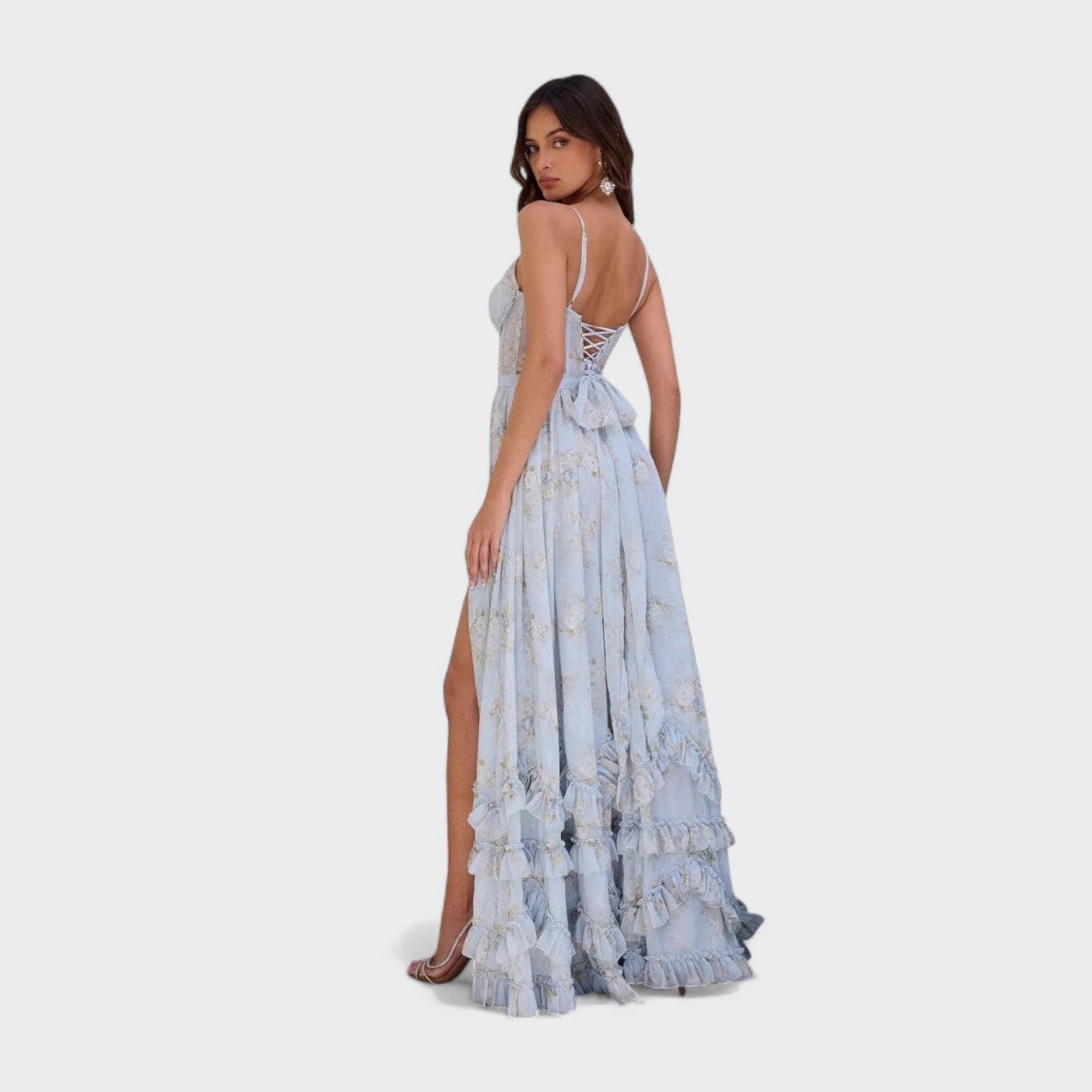 Florência - Vestito lungo bohémien con spacco