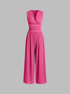 Charity – Tuta Elegante Senza Maniche a Gamba Larga