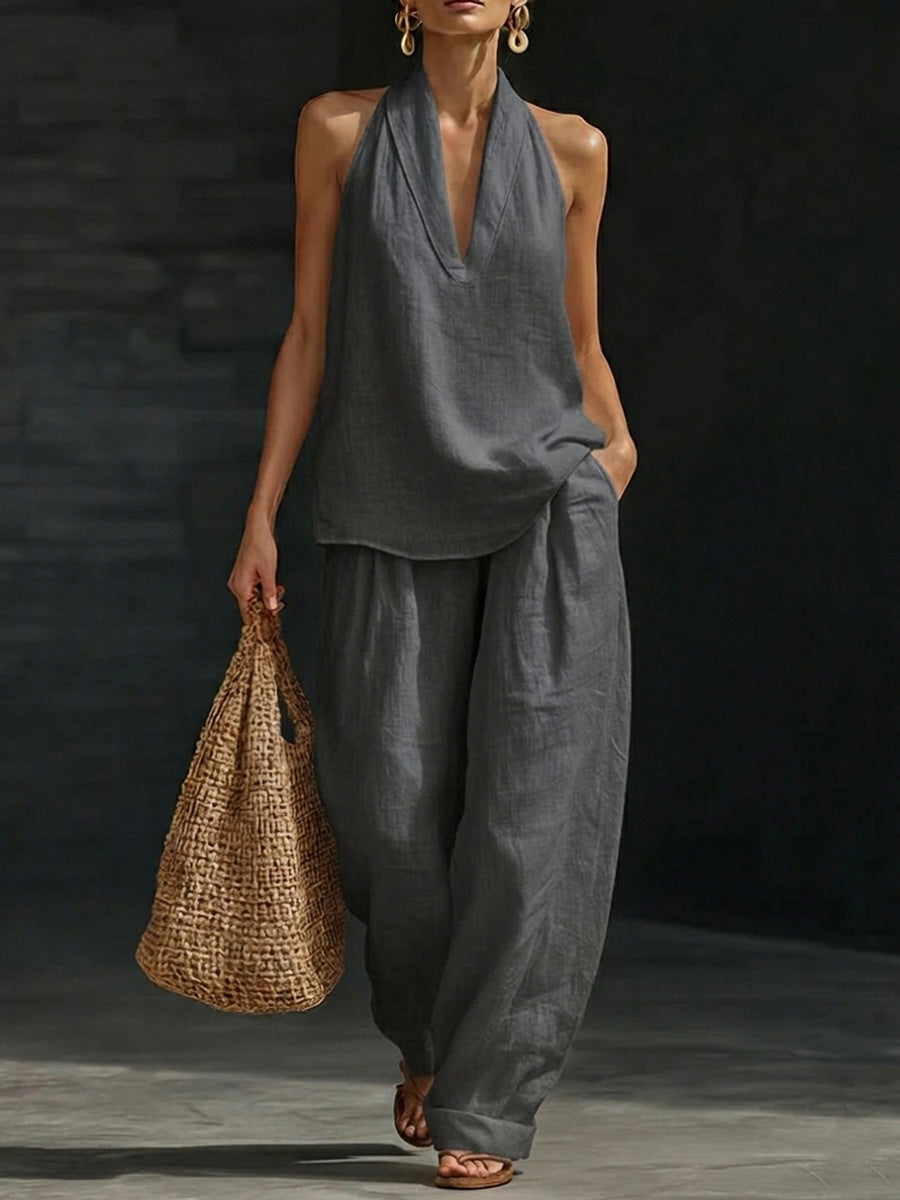 Zoë™ Completo senza maniche con pantaloni ampi