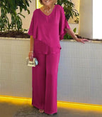 Martha - Completo comodo con pantaloni a gamba larga