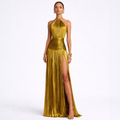 The Sparkle | Abito Maxi Splendore Dorato