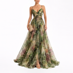 Giselle | Incantevole maxi abito con stampa floreale