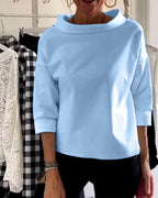 Camicetta Casual Revers Tinta Unita