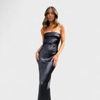 Carmen - Vestito in raso senza maniche