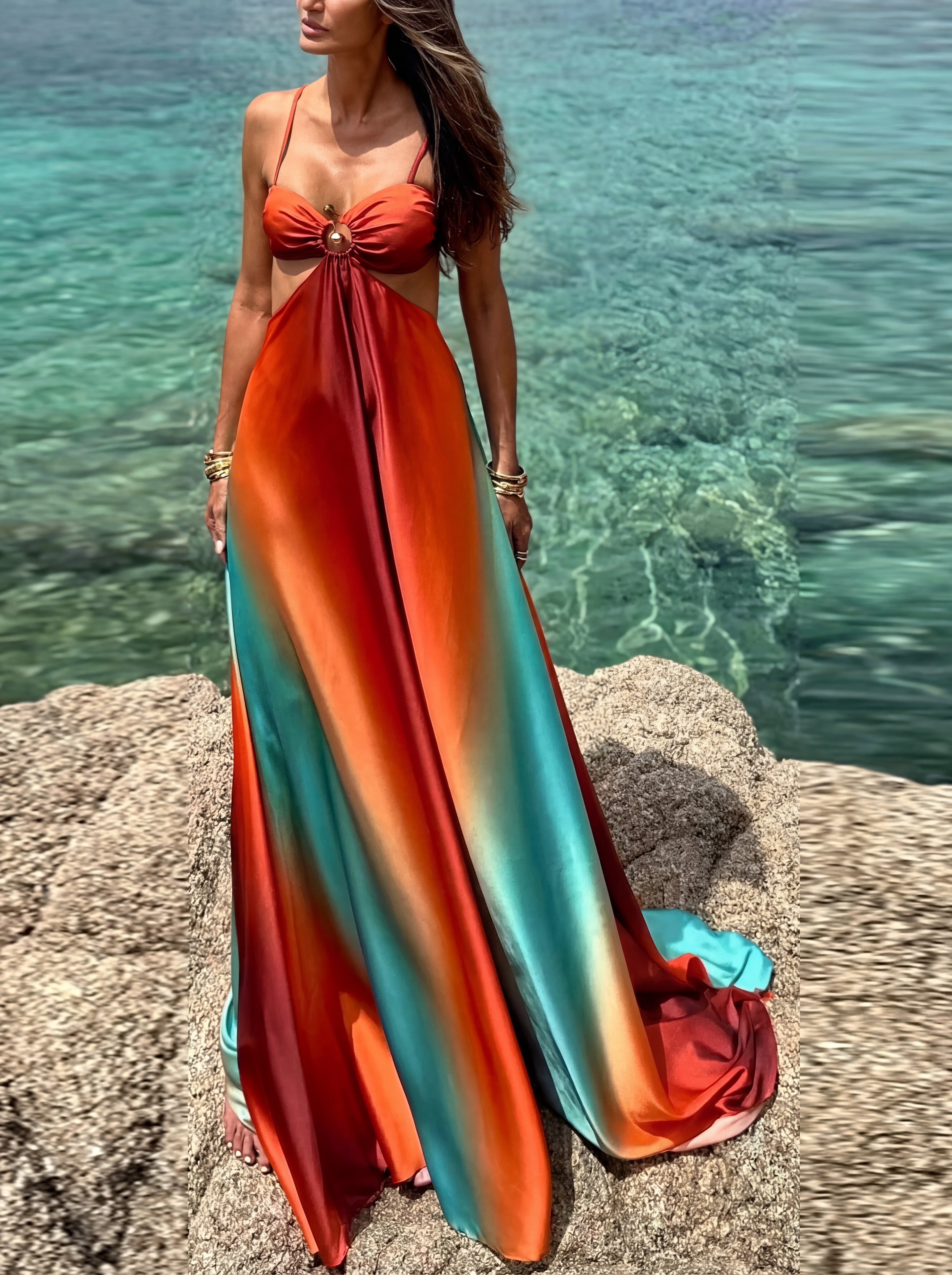 Vestito maxi Solaria