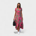 Lirio Rosa - Abito Boho Chic
