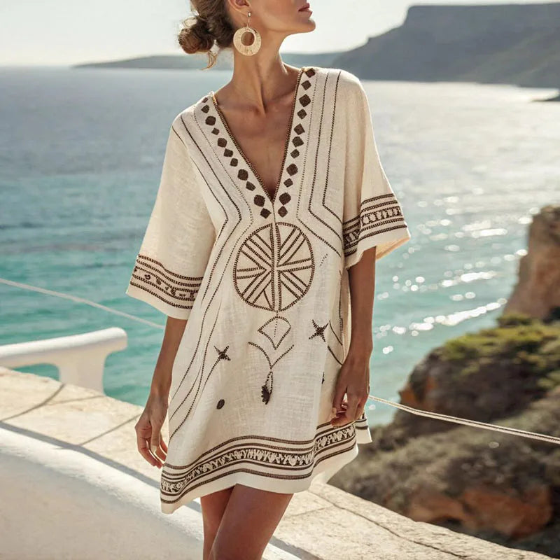 Danique - Elegante Abito da Spiaggia per un Look Estivo di Stile