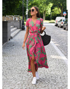 YARA | Elegante vestito con scollo a V incrociato e vestibilità che valorizza la figura