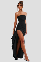 Omina™ | Vestito lungo lussuoso senza spalline