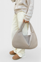 Borsa a Spalla Tessuta Tilly