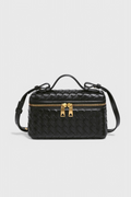 Borsa Mini Woven Milla con Dettagli Dorati