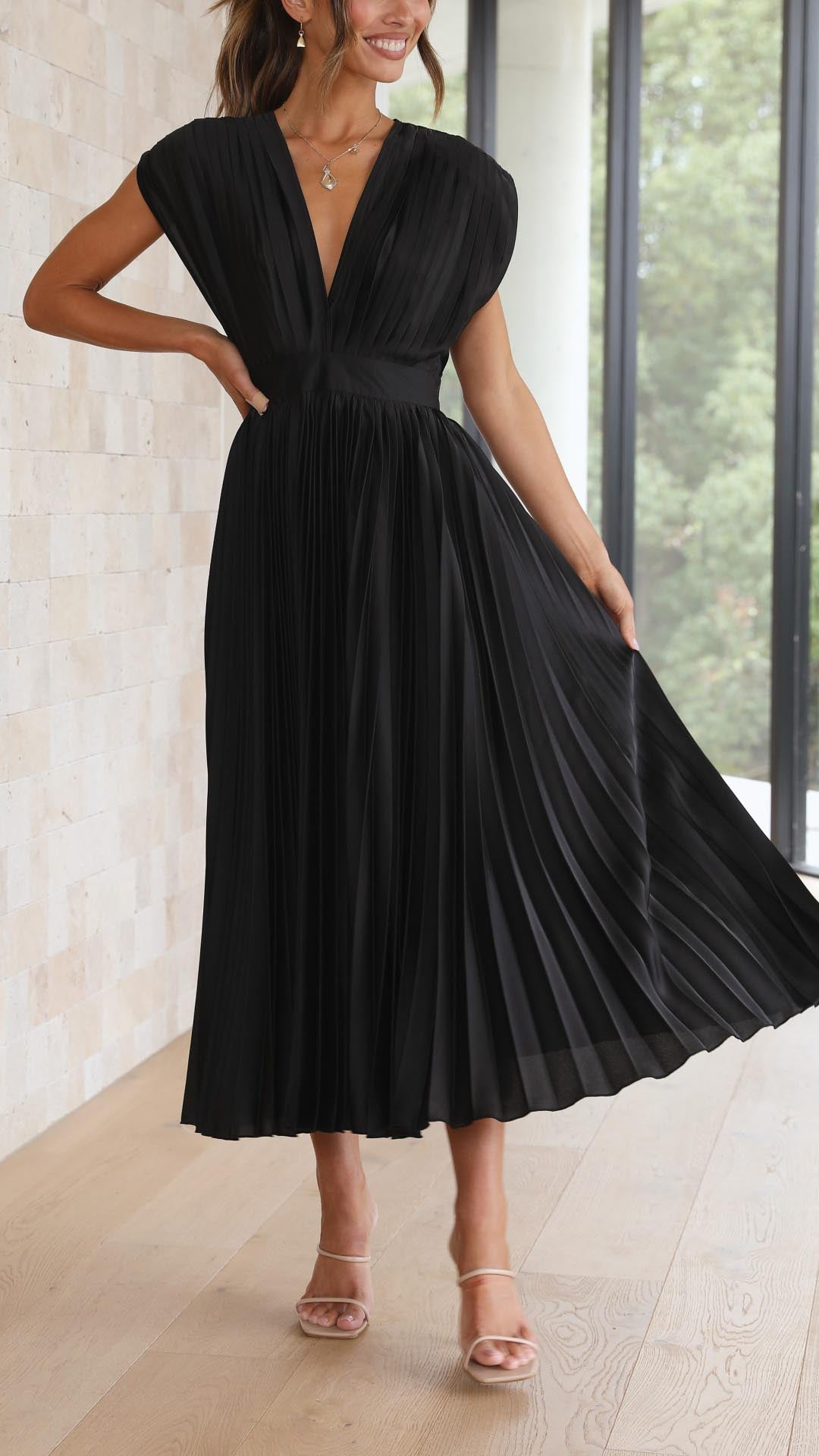 La Scintilla | Abito Elegante Plissé