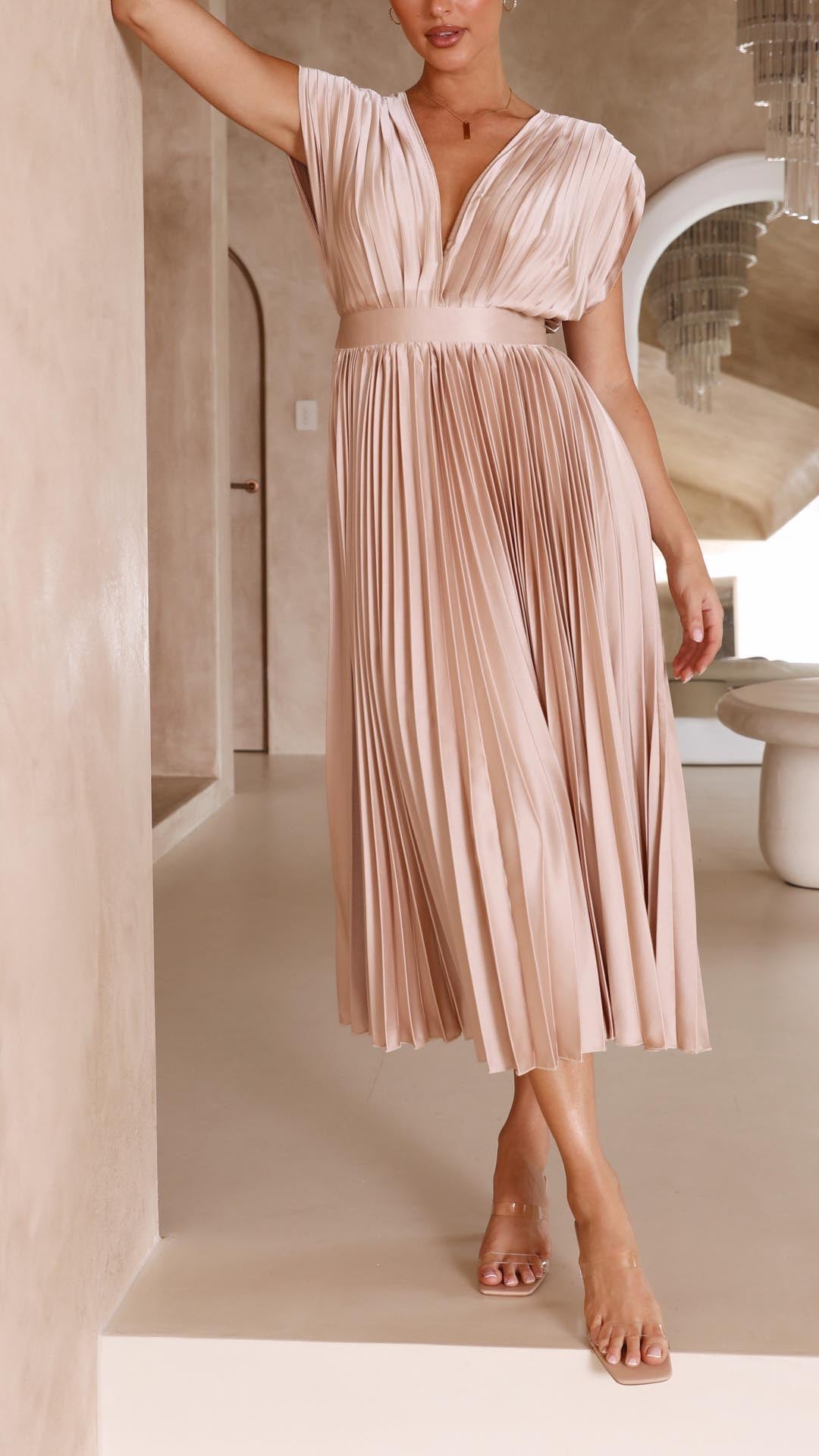 La Scintilla | Abito Elegante Plissé