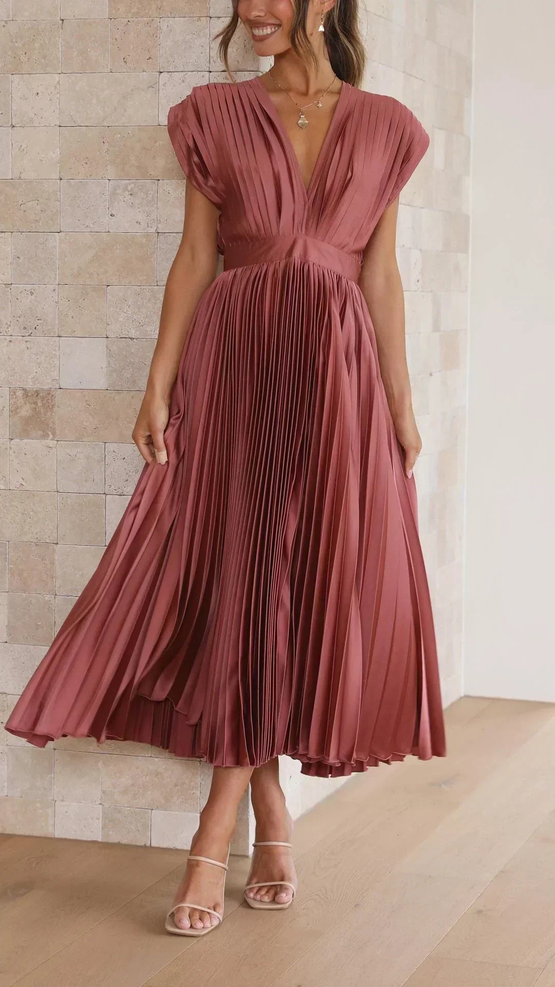La Scintilla | Abito Elegante Plissé