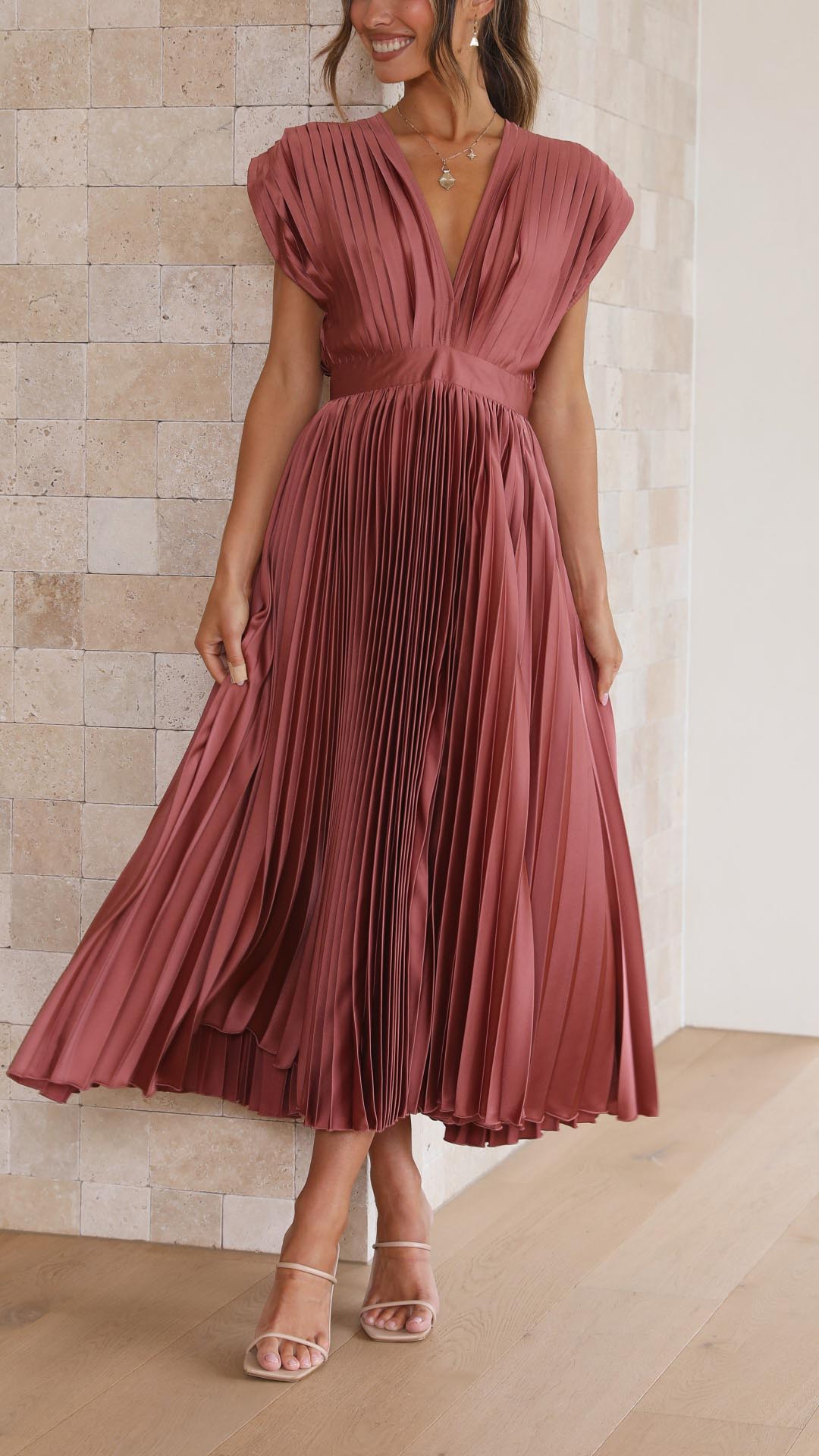 La Scintilla | Abito Elegante Plissé