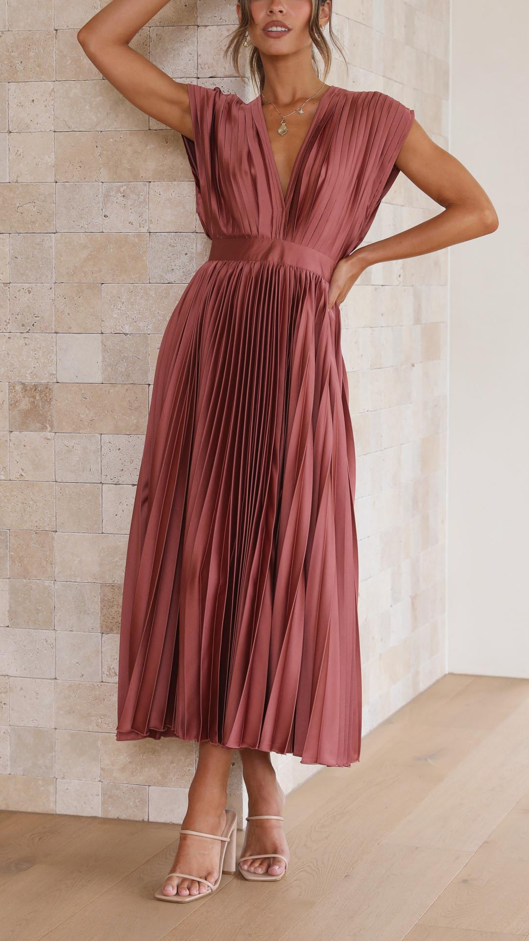 La Scintilla | Abito Elegante Plissé