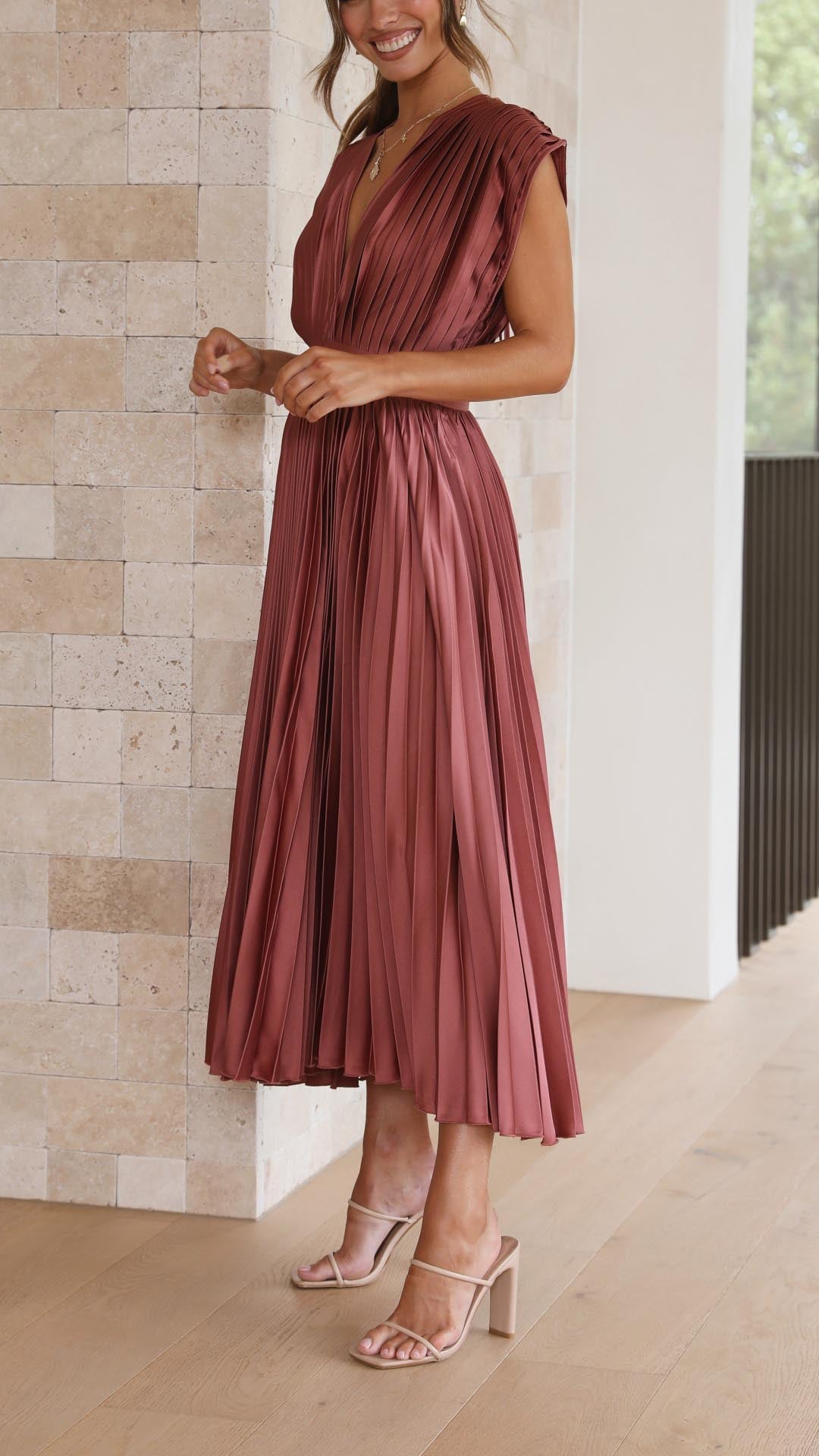 La Scintilla | Abito Elegante Plissé