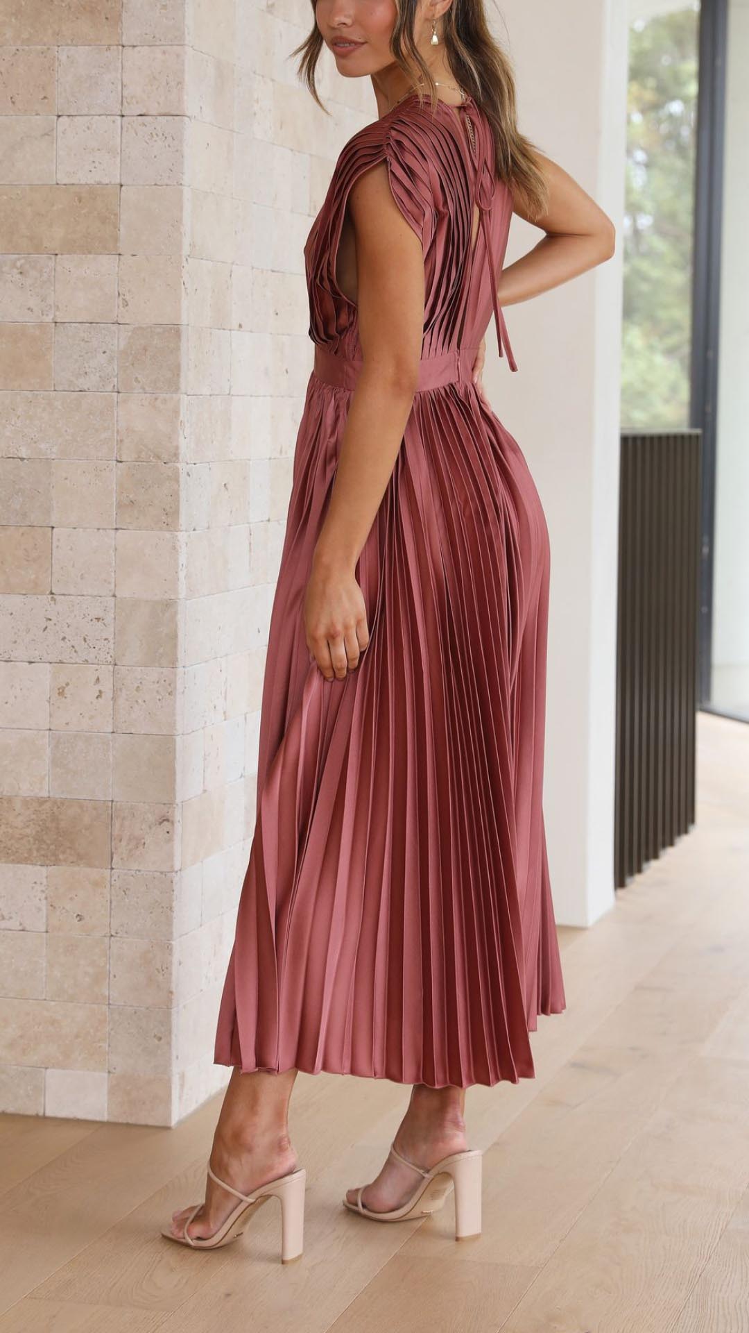 La Scintilla | Abito Elegante Plissé