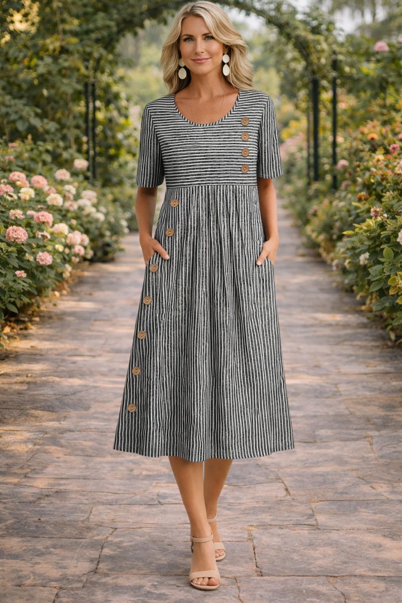 Eva - Vestito a righe