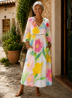 Rosanna | Abito Midi Floreale Colorato