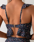 Bikini Petit Floreale Arricciato