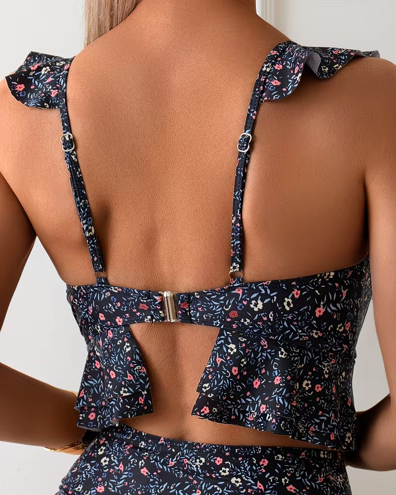 Bikini Petit Floreale Arricciato