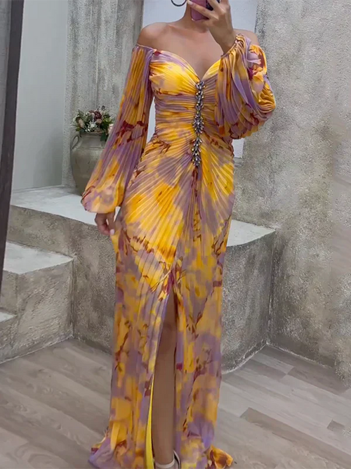 Amelia™ | Abito elegante con scollo a V