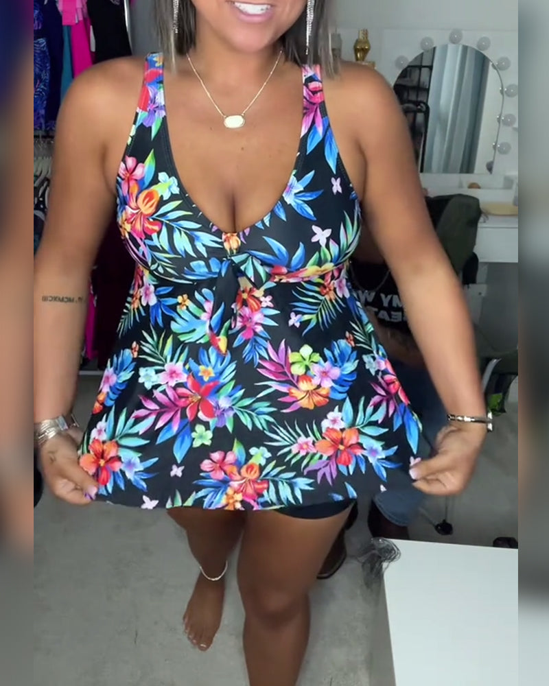Costume da Bagno Sexy a Stampa di Tendenza