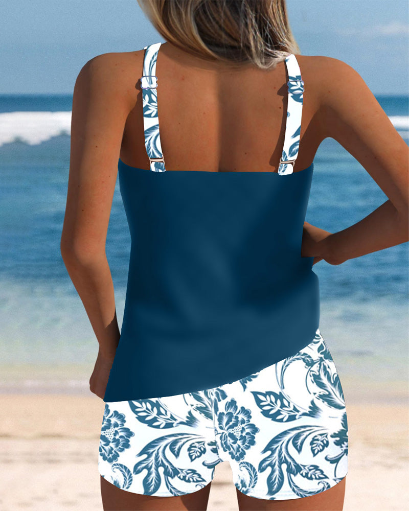 Tankini Due Pezzi Stampato