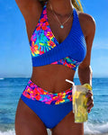 Bikini Floreale Scollo a V