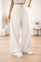 Pantaloni Ampi Sophie con Laccetti